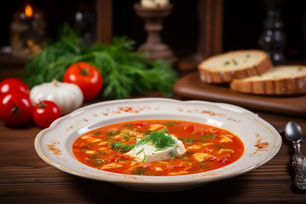 Sopa de Verduras con Pollo